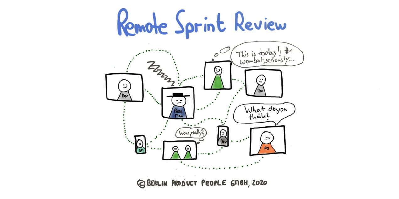 Remote Sprint Review with Distributed Teams — Remote Agile (Part 7) — Age-of-Product.com