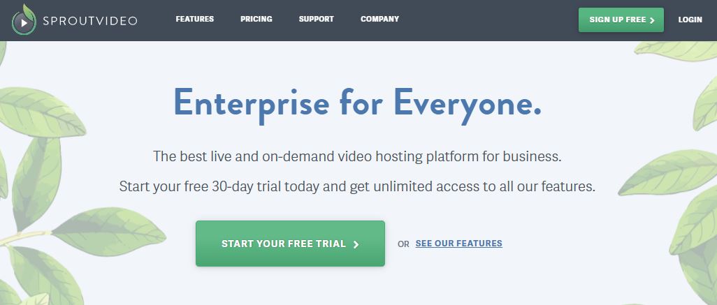SproutVideo hosting