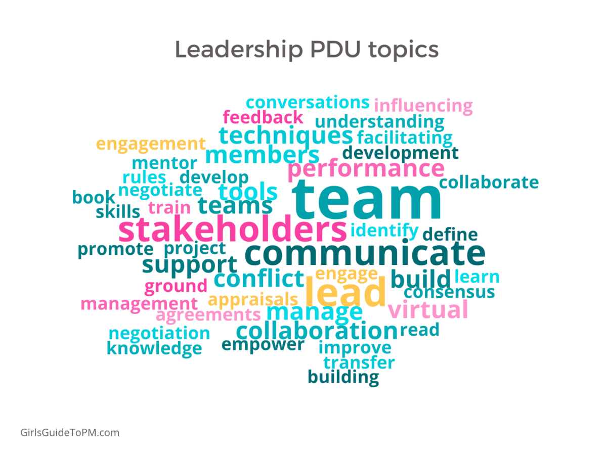 leadership pdu topics
