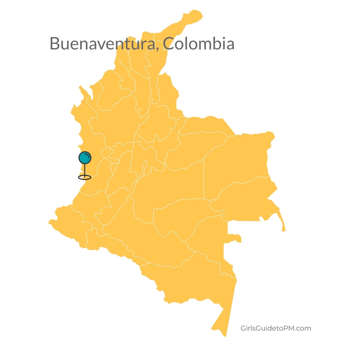 Buenaventura Columbia map