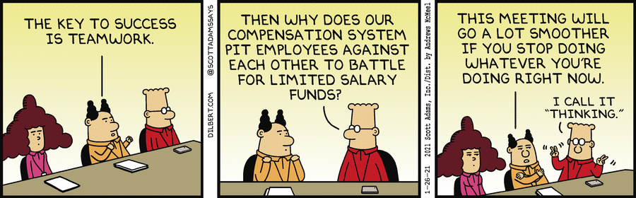 Teamwork But - Dilbert by Scott Adams