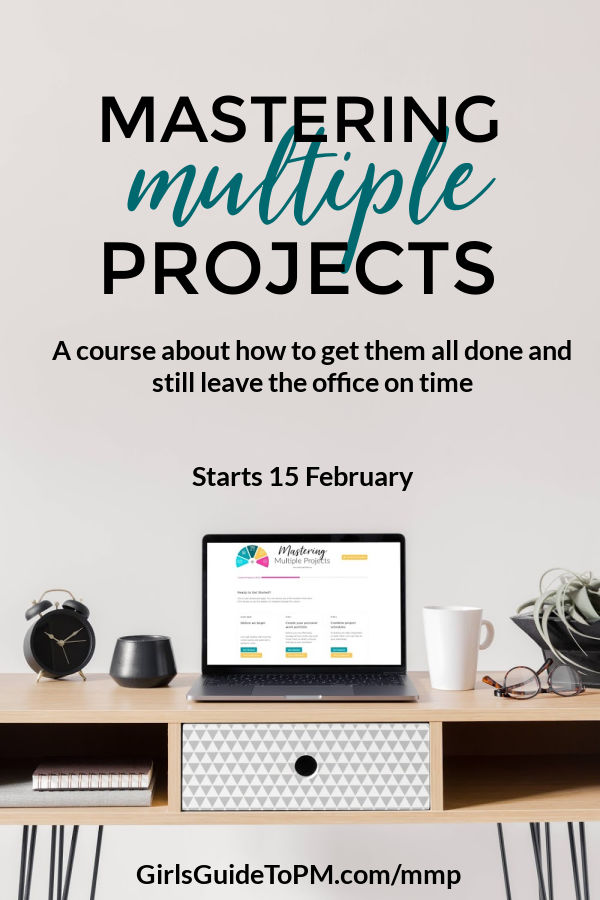 Managing multiple projects course advert