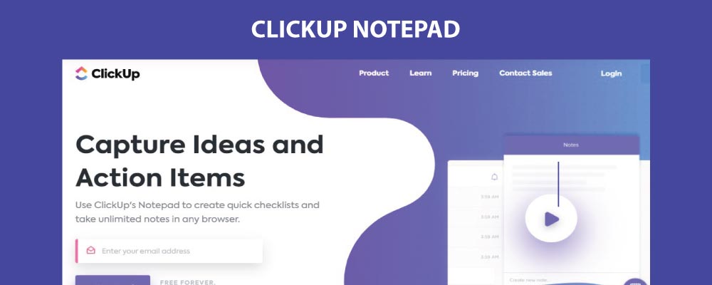 Clickup-Notepad