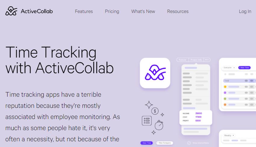ActiveCollab time tracking
