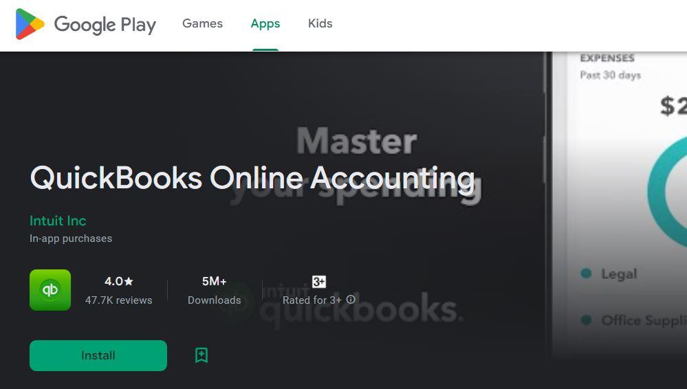 Quikbooks mobile android app