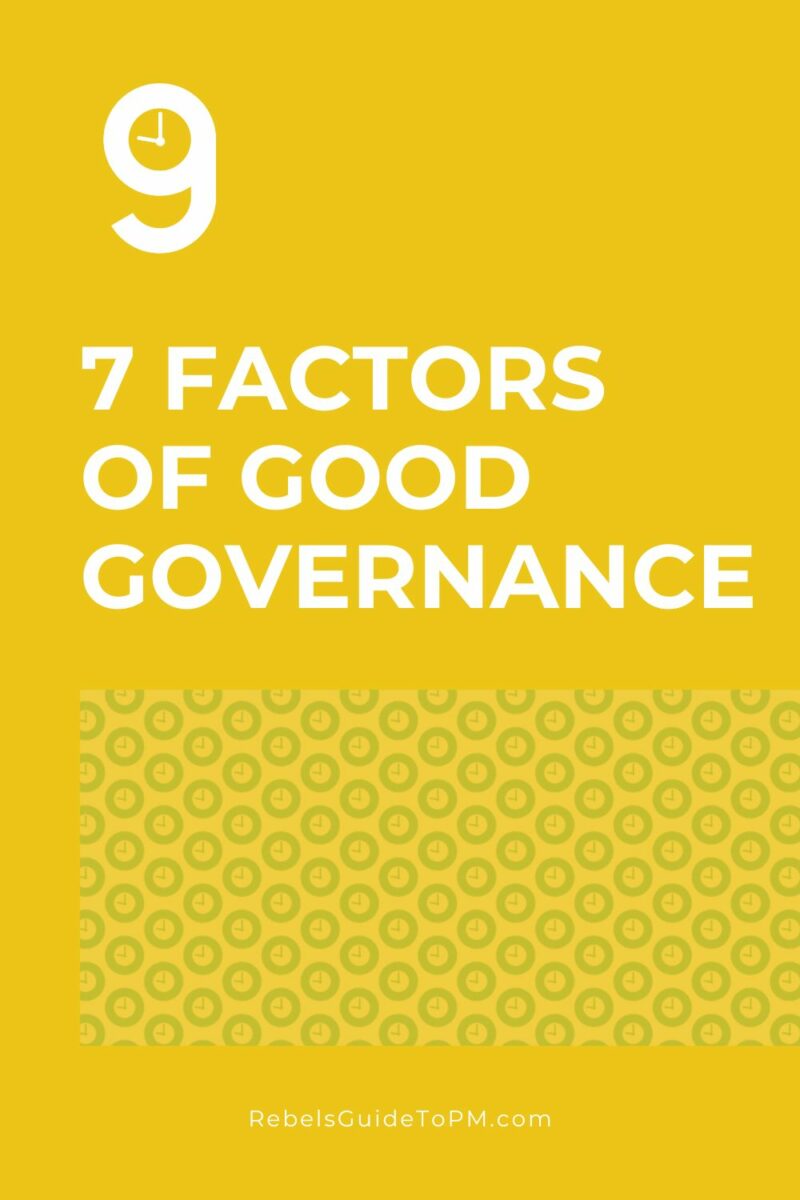 factors of good governance