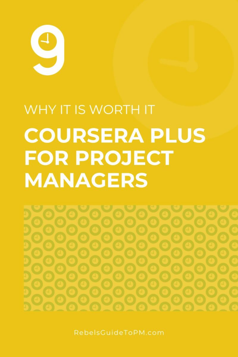 coursera plus for project managers