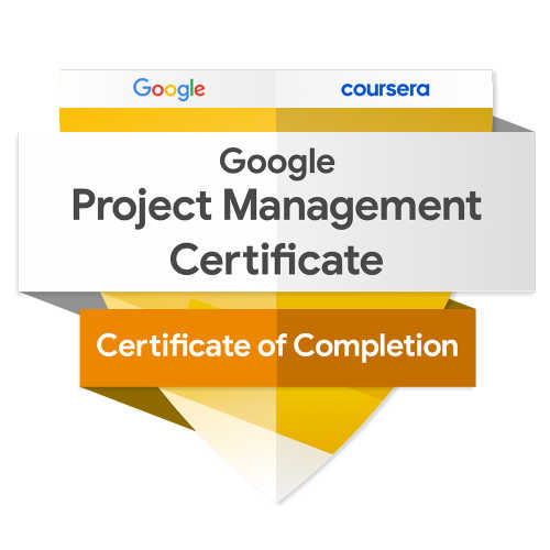 Google Project Management Certificate badge